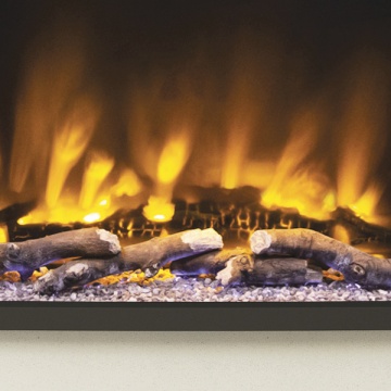 Elgin & Hall Pryzm Cabrina 52'' Marble Electric Fireplace Suite